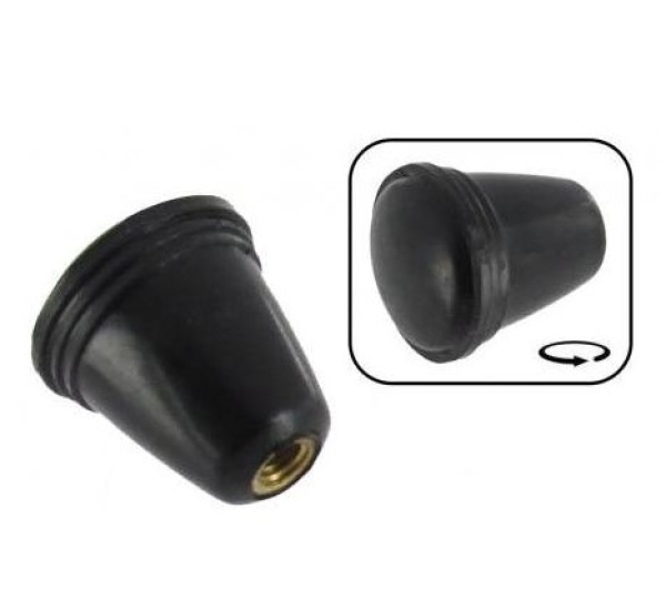 Choke, light switch or ashtray knob black (each)